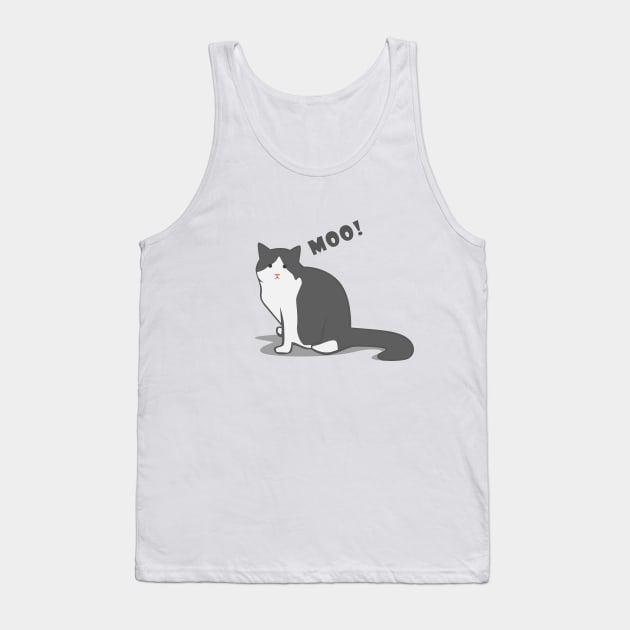 Funny Cats Confused Cat Humor Tank Top by Marham19